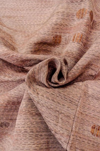 画像11: O0328J 女性用紬  シルク(正絹) 灰色がかった桃色, 流水 【中古】【USED】【リサイクル】 ★★☆☆☆【O0328J】 (11)