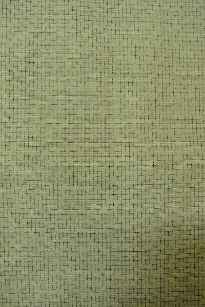 画像7: O0328M 女性用紬  シルク(正絹) 淡い緑色, 花 【中古】【USED】【リサイクル】 ★★★☆☆【O0328M】 (7)