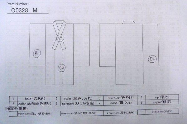 画像13: O0328M 女性用紬  シルク(正絹) 淡い緑色, 花 【中古】【USED】【リサイクル】 ★★★☆☆【O0328M】 (13)