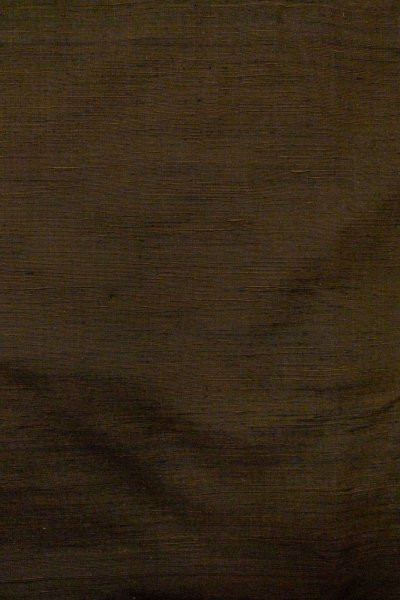 画像4: O0328P 女性用紬  シルク（正絹） 深い茶色, 線 【中古】【USED】【リサイクル】 ★★★☆☆【O0328P】 (4)