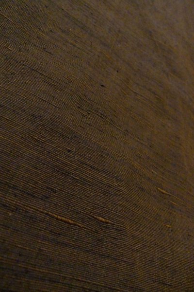 画像9: O0328P 女性用紬  シルク（正絹） 深い茶色, 線 【中古】【USED】【リサイクル】 ★★★☆☆【O0328P】 (9)