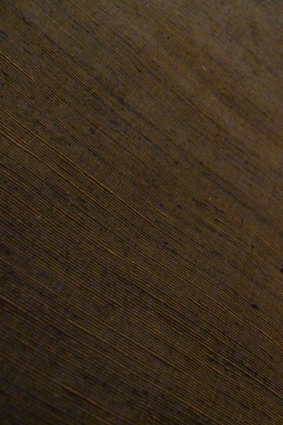 画像10: O0328P 女性用紬  シルク（正絹） 深い茶色, 線 【中古】【USED】【リサイクル】 ★★★☆☆【O0328P】 (10)