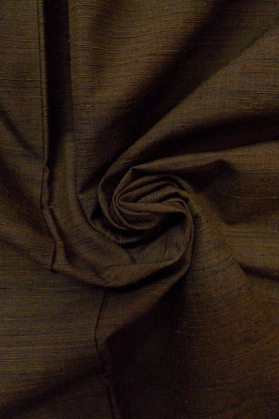 画像11: O0328P 女性用紬  シルク（正絹） 深い茶色, 線 【中古】【USED】【リサイクル】 ★★★☆☆【O0328P】 (11)