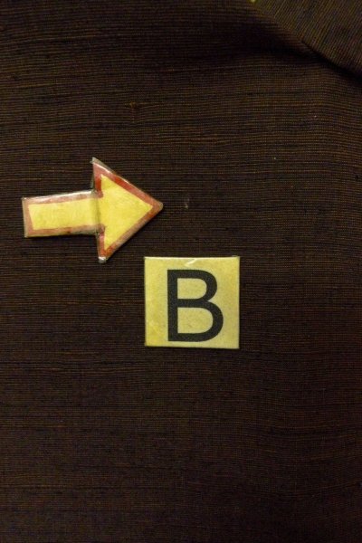 画像15: O0328P 女性用紬  シルク（正絹） 深い茶色, 線 【中古】【USED】【リサイクル】 ★★★☆☆【O0328P】 (15)