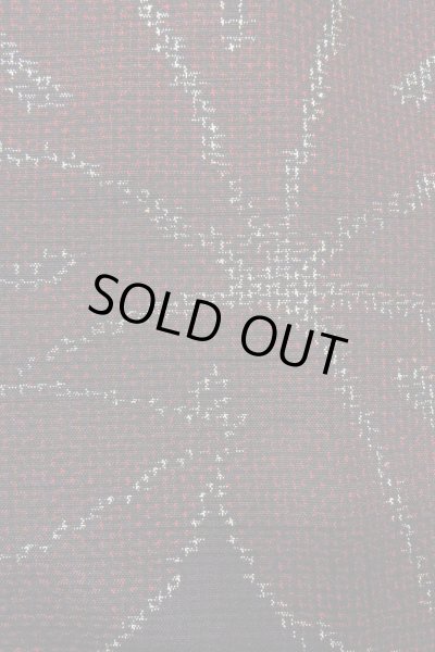 画像7: O0328S 女性用紬  シルク（正絹） 黒, もみじ 【中古】【USED】【リサイクル】 ★★★★☆【O0328S】 (7)