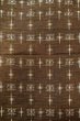 画像4: O0328T 女性用紬  シルク（正絹） 深い茶色, 抽象的模様 【中古】【USED】【リサイクル】 ★★★★☆【O0328T】 (4)