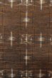 画像6: O0328T 女性用紬  シルク（正絹） 深い茶色, 抽象的模様 【中古】【USED】【リサイクル】 ★★★★☆【O0328T】 (6)