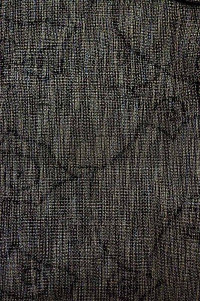 画像3: O0328U 女性用紬  シルク（正絹） 深い藍, 抽象的模様 【中古】【USED】【リサイクル】 ★★★★☆【O0328U】 (3)