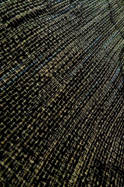 画像10: O0328U 女性用紬  シルク（正絹） 深い藍, 抽象的模様 【中古】【USED】【リサイクル】 ★★★★☆【O0328U】 (10)