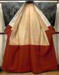 画像2: O0328W 女性用紬  シルク（正絹） 深い灰色, 更紗 【中古】【USED】【リサイクル】 ★★★★☆【O0328W】 (2)