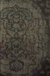 画像6: O0328W 女性用紬  シルク（正絹） 深い灰色, 更紗 【中古】【USED】【リサイクル】 ★★★★☆【O0328W】 (6)