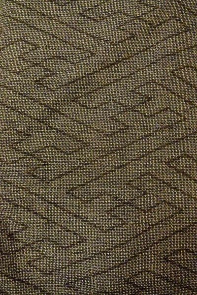 画像3: O0328Y 女性用紬  シルク（正絹） 灰色がかった茶色, 紗綾形文 【中古】【USED】【リサイクル】 ★★★★☆【O0328Y】 (3)