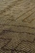 画像10: O0328Y 女性用紬  シルク（正絹） 灰色がかった茶色, 紗綾形文 【中古】【USED】【リサイクル】 ★★★★☆【O0328Y】 (10)