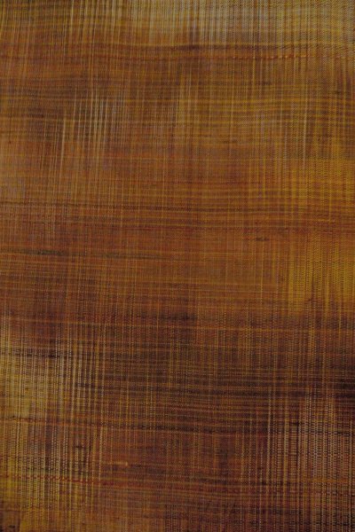 画像7: O0328Z 女性用紬  シルク（正絹） 茶色, ぼかし 【中古】【USED】【リサイクル】 ★★★★☆【O0328Z】 (7)