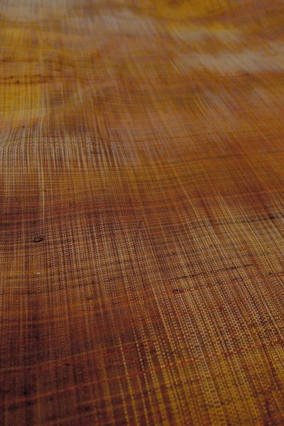 画像10: O0328Z 女性用紬  シルク（正絹） 茶色, ぼかし 【中古】【USED】【リサイクル】 ★★★★☆【O0328Z】 (10)