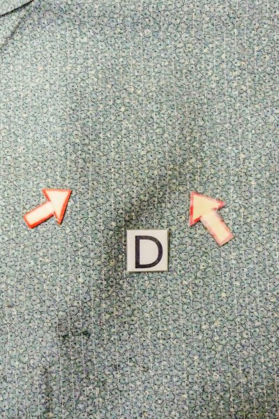 画像17: O0419G 女性用小紋  シルク（正絹） 淡い緑み水色, 花 【中古】【USED】【リサイクル】 ★★☆☆☆【O0419G】 (17)