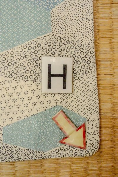 画像21: O0419H 女性用小紋  シルク（正絹） オフ　ホワイト, 花 【中古】【USED】【リサイクル】 ★★☆☆☆【O0419H】 (21)