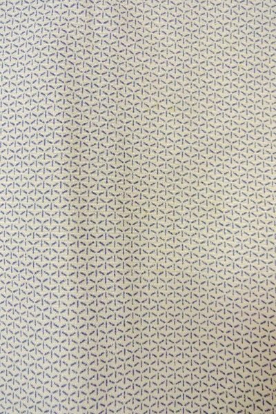 画像7: O0419I 女性用小紋  シルク（正絹） オフ　ホワイト, 芝草 【中古】【USED】【リサイクル】 ★☆☆☆☆【O0419I】 (7)