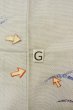 画像20: O0419I 女性用小紋  シルク（正絹） オフ　ホワイト, 芝草 【中古】【USED】【リサイクル】 ★☆☆☆☆【O0419I】 (20)