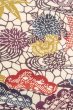 画像6: O0419S 女性用小紋  シルク（正絹） オフ　ホワイト, 菊 【中古】【USED】【リサイクル】 ★★★☆☆【O0419S】 (6)