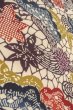 画像8: O0419S 女性用小紋  シルク（正絹） オフ　ホワイト, 菊 【中古】【USED】【リサイクル】 ★★★☆☆【O0419S】 (8)