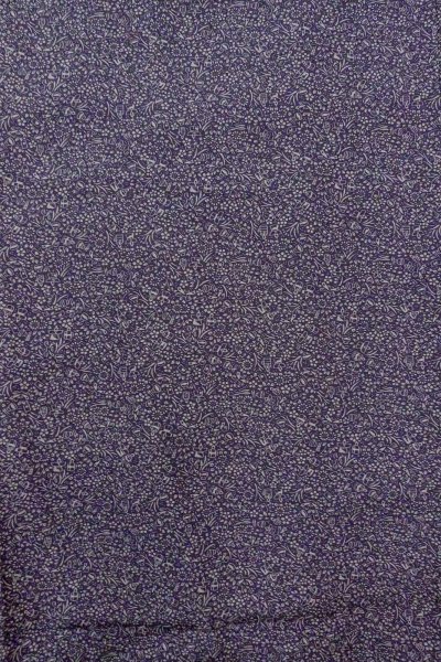 画像4: O0419V 女性用小紋  シルク（正絹） 紫色, 花 【中古】【USED】【リサイクル】 ★★★★☆【O0419V】 (4)