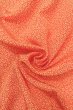 画像12: O0419X 女性用小紋  シルク（正絹） 橙色, 桜 【中古】【USED】【リサイクル】 ★★★★☆【O0419X】 (12)