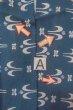画像14: O0420F 女性用小紋  シルク（正絹） 灰色がかった藍, いげた 【中古】【USED】【リサイクル】 ★★☆☆☆【O0420F】 (14)
