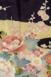 画像12: O0509A 女性用留袖 加賀友禅 シルク（正絹） 黒, ぼたん 【中古】【USED】【リサイクル】 ★★★☆☆【O0509A】 (12)