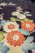 画像17: O0509A 女性用留袖 加賀友禅 シルク（正絹） 黒, ぼたん 【中古】【USED】【リサイクル】 ★★★☆☆【O0509A】 (17)