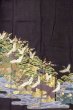 画像5: O0509D 女性用留袖  化繊 黒, ぼたん 【中古】【USED】【リサイクル】 ★★★★☆【O0509D】 (5)