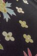 画像12: O0509F 女性用留袖  シルク（正絹） 黒, 花 【中古】【USED】【リサイクル】 ★★★☆☆【O0509F】 (12)