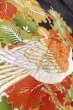 画像12: O0509G 女性用留袖  シルク（正絹） 黒, 蘭 【中古】【USED】【リサイクル】 ★★★☆☆【O0509G】 (12)