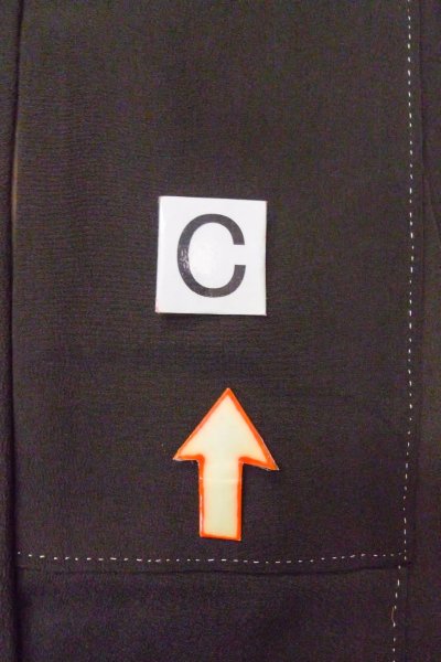 画像22: O0509H 女性用留袖  シルク（正絹） 黒, 鳥 【中古】【USED】【リサイクル】 ★★☆☆☆【O0509H】 (22)