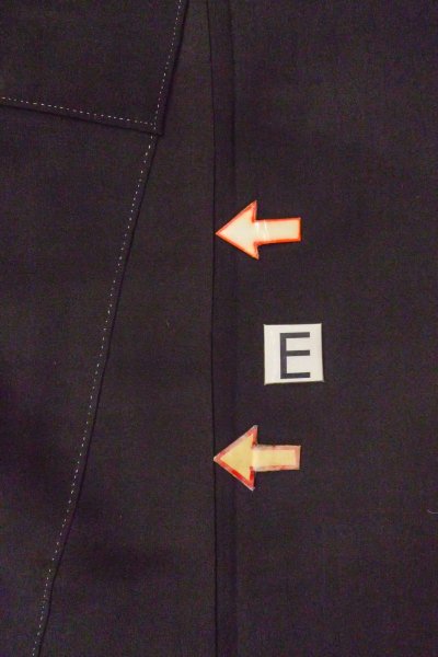 画像24: O0509H 女性用留袖  シルク（正絹） 黒, 鳥 【中古】【USED】【リサイクル】 ★★☆☆☆【O0509H】 (24)