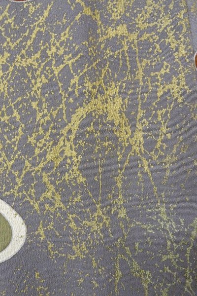 画像10: O0509J 女性用留袖  シルク（正絹） 黒, 菊 【中古】【USED】【リサイクル】 ★★★☆☆【O0509J】 (10)