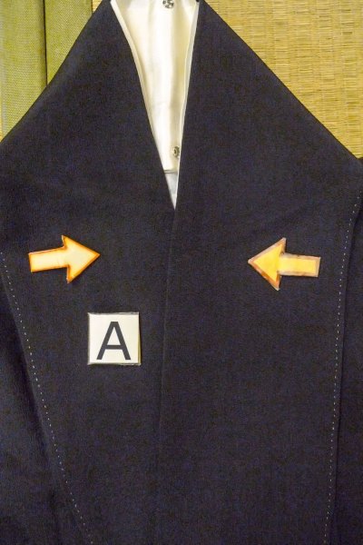 画像20: O0509J 女性用留袖  シルク（正絹） 黒, 菊 【中古】【USED】【リサイクル】 ★★★☆☆【O0509J】 (20)