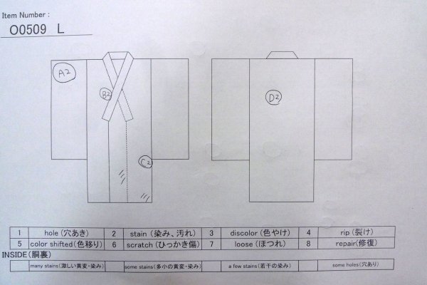 画像17: O0509L 女性用留袖  シルク（正絹） 黒, ぼたん 【中古】【USED】【リサイクル】 ★★★☆☆【O0509L】 (17)