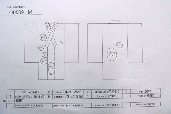 画像17: O0509M 女性用留袖  シルク（正絹） 黒, ぼたん 【中古】【USED】【リサイクル】 ★☆☆☆☆【O0509M】 (17)