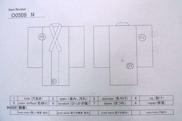 画像17: O0509N 女性用留袖  シルク（正絹） 黒, 房付き紐 【中古】【USED】【リサイクル】 ★★★☆☆【O0509N】 (17)