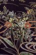 画像11: O0509O 女性用留袖  シルク（正絹） 黒, 桜 【中古】【USED】【リサイクル】 ★★★☆☆【O0509O】 (11)