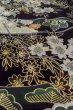 画像15: O0509O 女性用留袖  シルク（正絹） 黒, 桜 【中古】【USED】【リサイクル】 ★★★☆☆【O0509O】 (15)