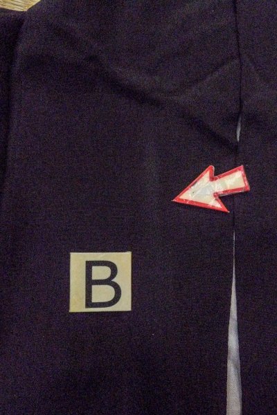 画像16: O0509P 女性用留袖  シルク（正絹） 黒, 木 【中古】【USED】【リサイクル】 ★★☆☆☆【O0509P】 (16)