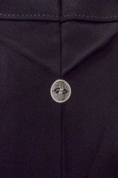 画像4: O0509Q 女性用留袖  シルク（正絹） 黒, 菊 【中古】【USED】【リサイクル】 ★★☆☆☆【O0509Q】 (4)