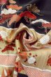画像13: O0509Q 女性用留袖  シルク（正絹） 黒, 菊 【中古】【USED】【リサイクル】 ★★☆☆☆【O0509Q】 (13)