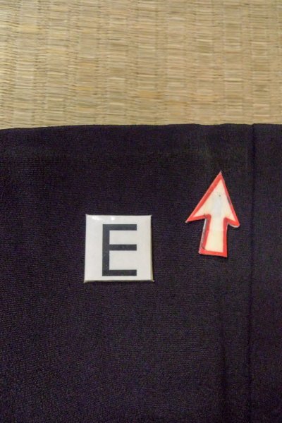 画像20: O0509Q 女性用留袖  シルク（正絹） 黒, 菊 【中古】【USED】【リサイクル】 ★★☆☆☆【O0509Q】 (20)