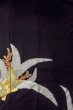 画像5: O0509R 女性用留袖  シルク（正絹） 黒, 花 【中古】【USED】【リサイクル】 ★★☆☆☆【O0509R】 (5)