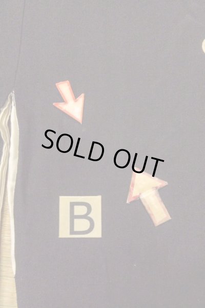 画像17: O0509R 女性用留袖  シルク（正絹） 黒, 花 【中古】【USED】【リサイクル】 ★★☆☆☆【O0509R】 (17)