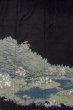 画像5: O0509U 女性用留袖  化繊 黒, 梅 【中古】【USED】【リサイクル】 ★★★☆☆【O0509U】 (5)