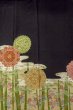 画像5: O0509W 女性用留袖  シルク（正絹） 黒, 菊 【中古】【USED】【リサイクル】 ★★★☆☆【O0509W】 (5)